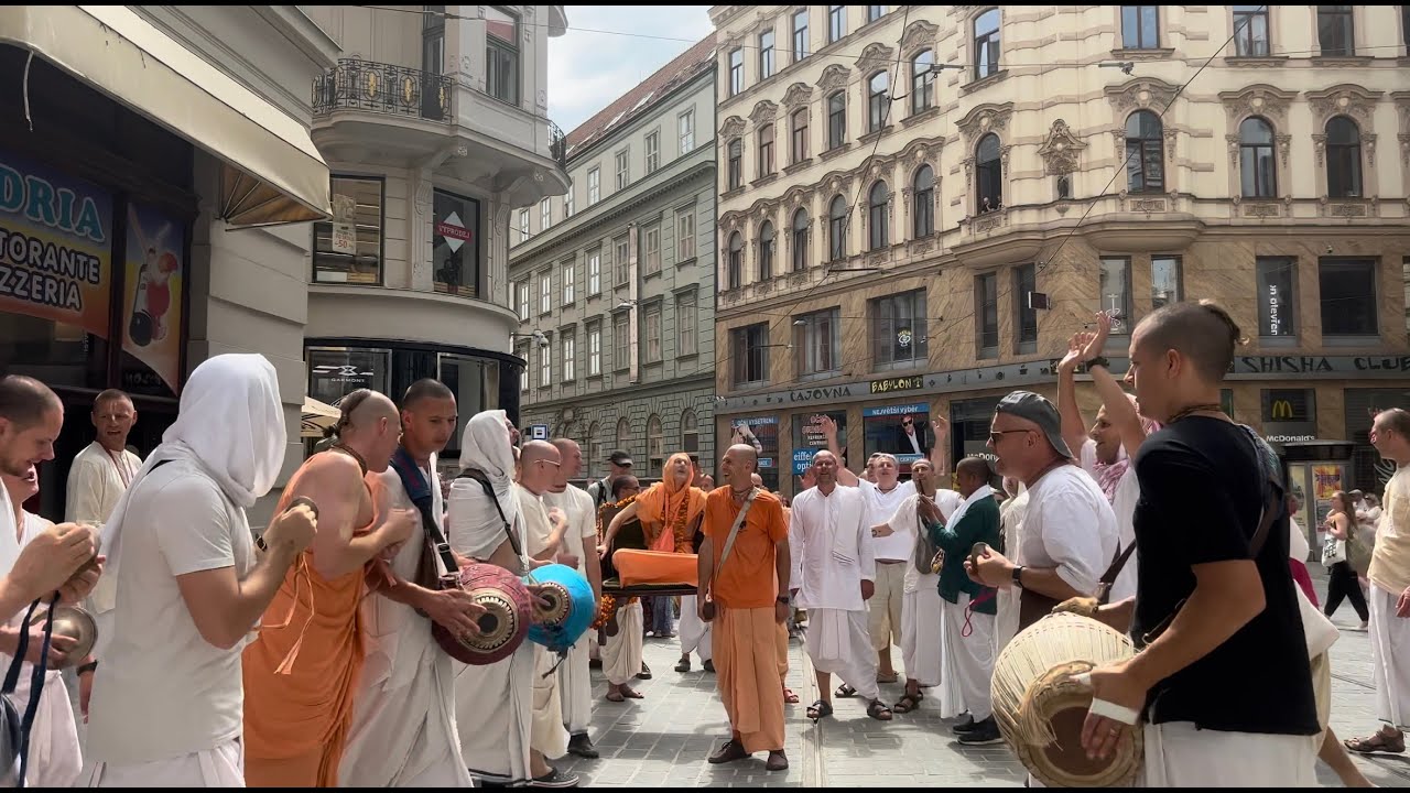 Janmastami Harinaam In Brno, Czech Republic