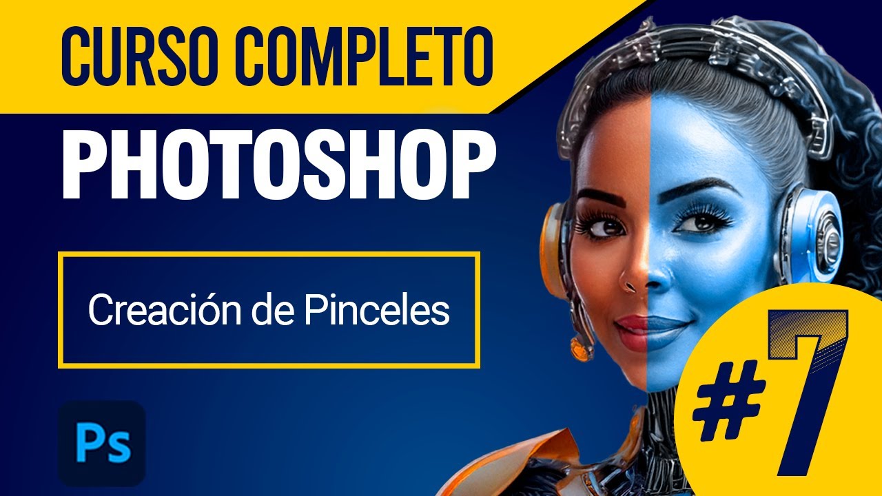 ▶︎ Todo sobre PINCELES en Photoshop | Curso COMPLETO de Photoshop | LECCIÓN 07