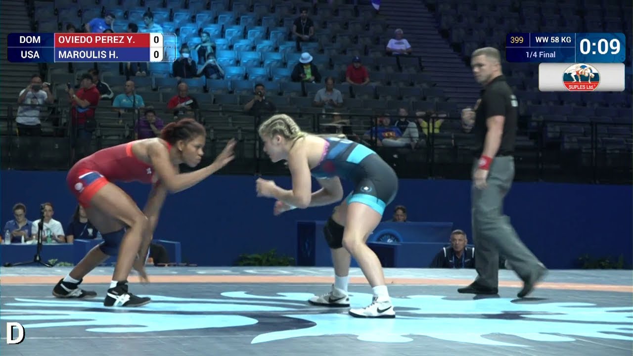 1/4 WW - 58 kg: Helen Maroulis (USA) df. Y. OVIEDO PEREZ (DOM) by VSU, 11-0