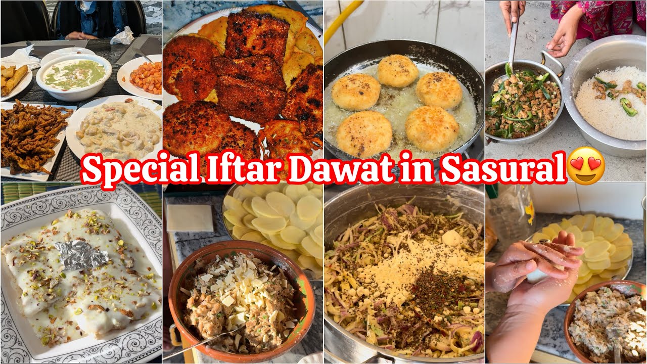 Special Dawat E iftar in Sasural😍| Sab ny Bhut Enjoy kiya