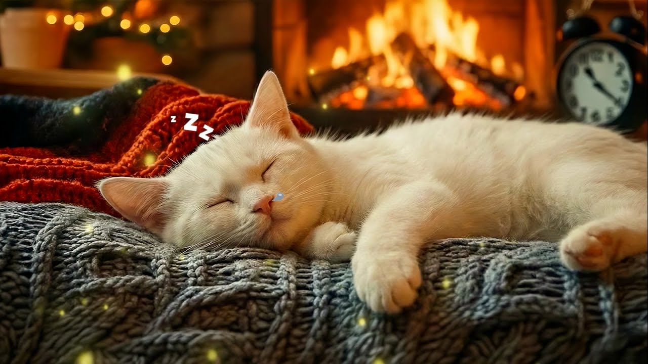 12 Hours of Relaxing Cat Music 💕 Happy Piano Tunes for Deep Cat Sleep & Safe Cat Night 🐾