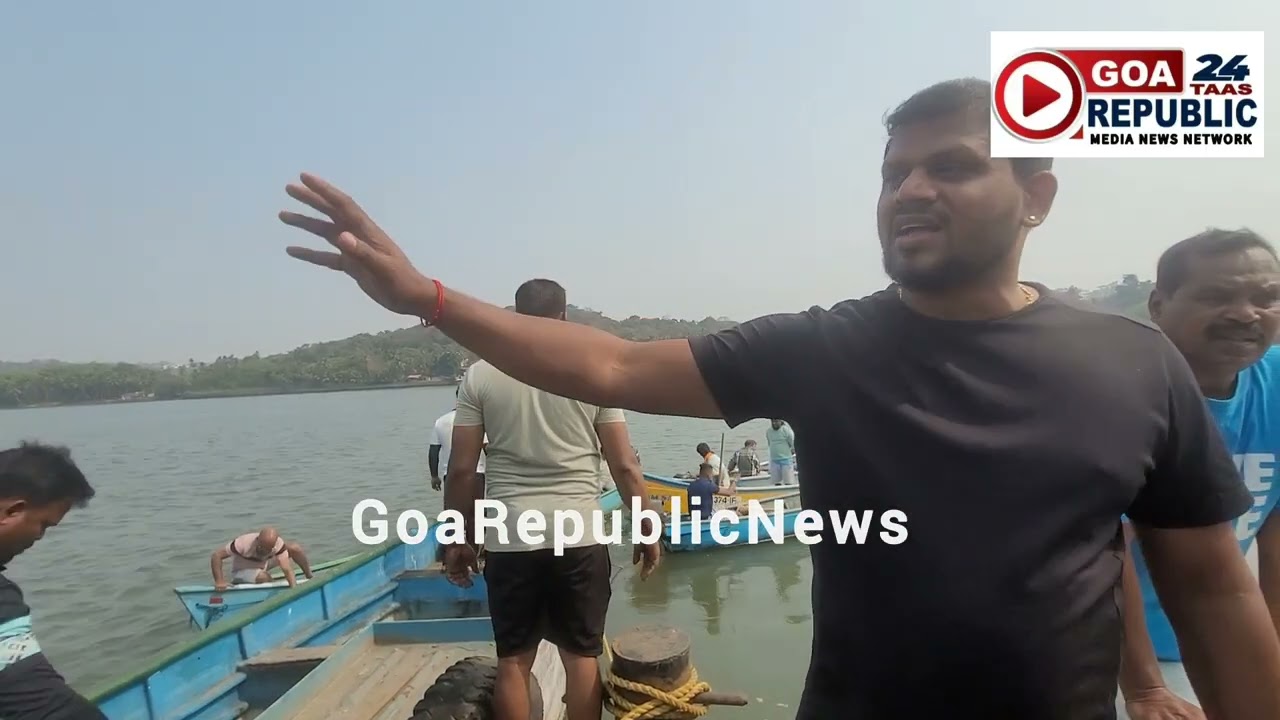 Heated Argument Erupts in Reis Magos–Verem Over Casino Ship in Mandovi River 