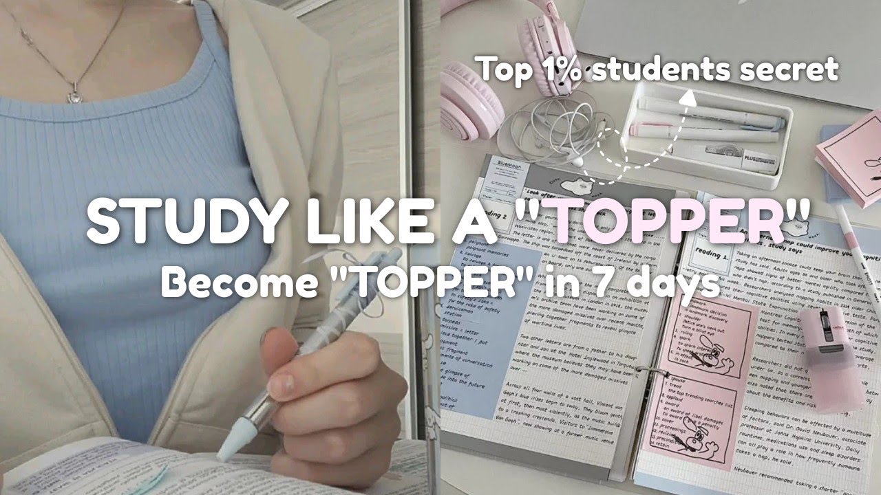 How Top 1% Students Actually Study ( Topper Study Secrets Nobody Tells You! ) ✨🧠
