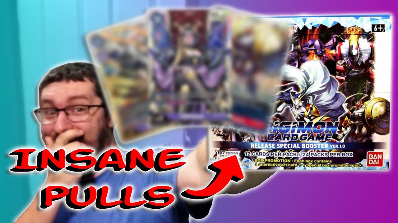 INSANE PULLS | Digimon TCG 2020 English Ver 1.0 Booster Box Opening
