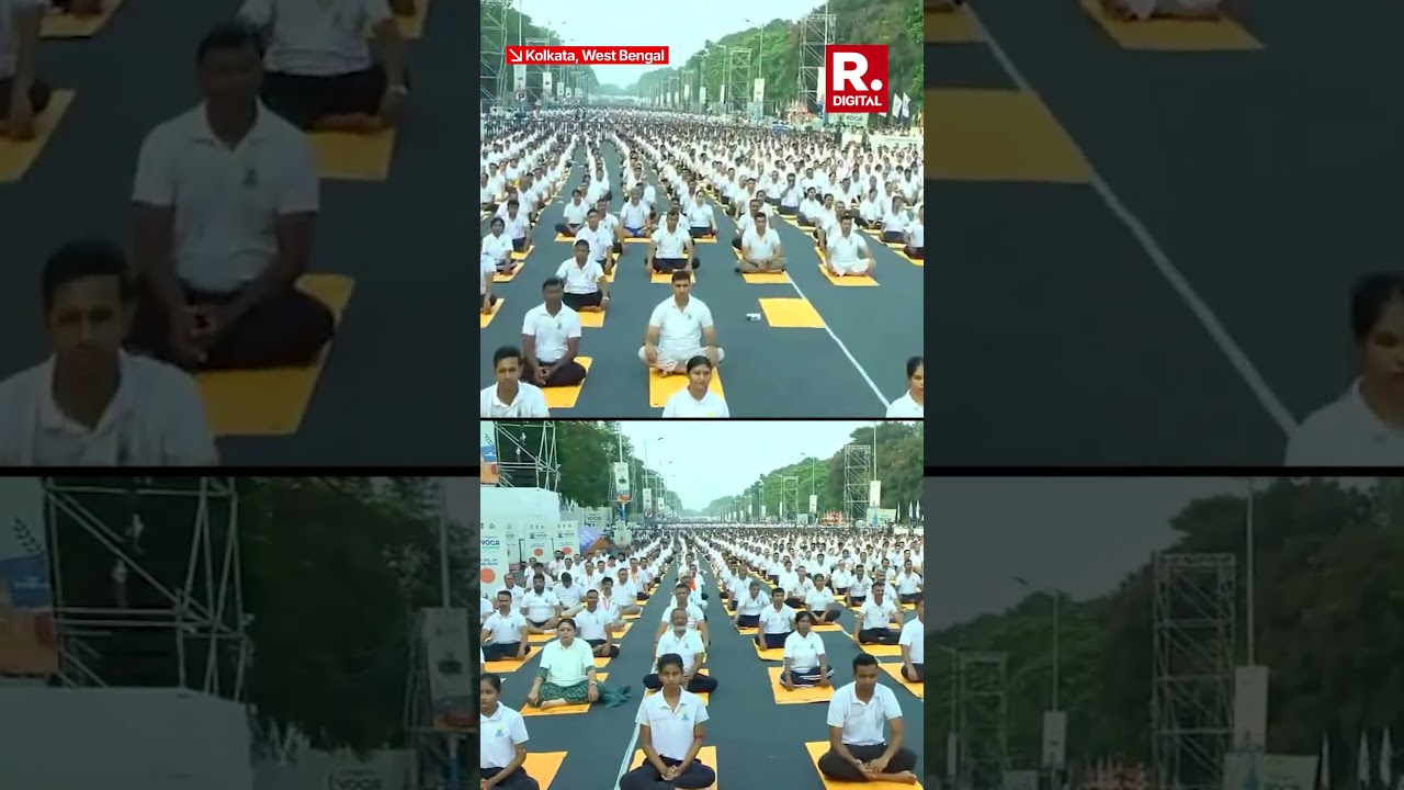 Kolkata: PM Modi Leads 12th International Yoga Day Celebrations in Kolkata