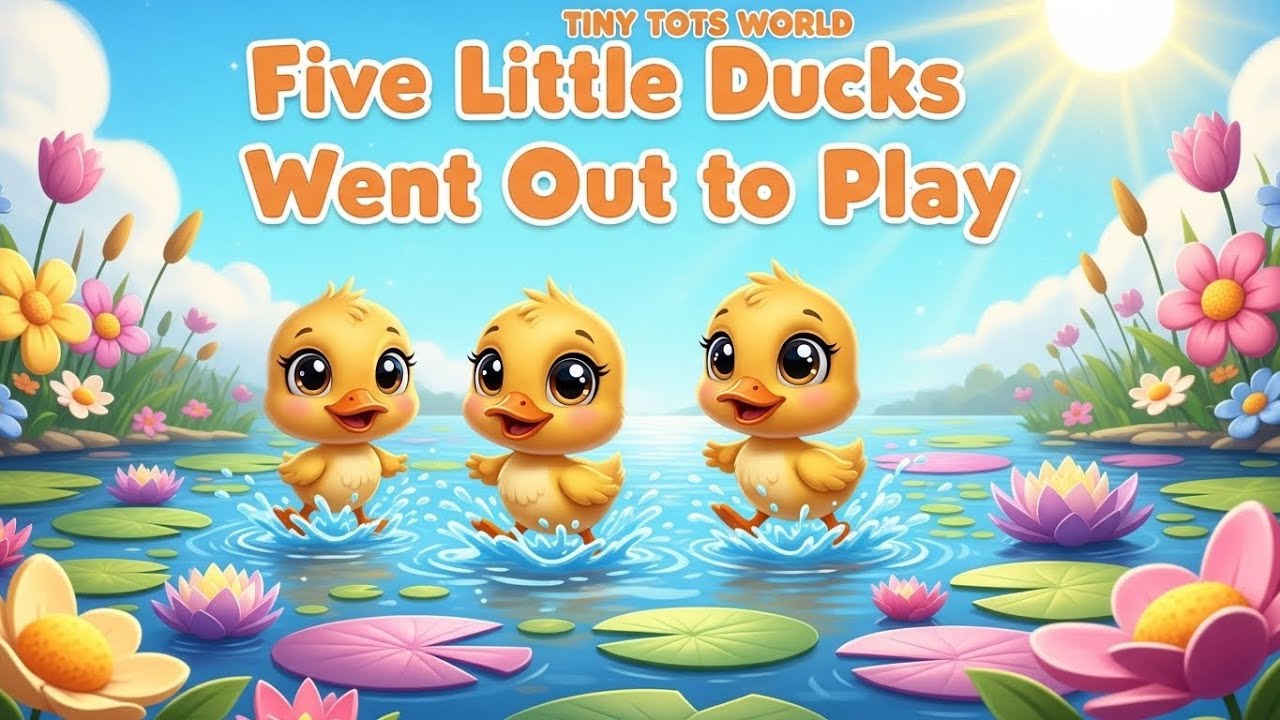 Five Little Ducks Adventure 🦆🎵 | Sing Along for Kids