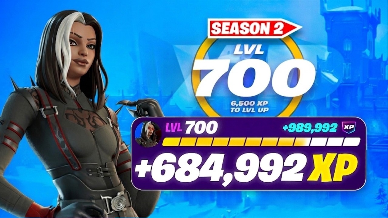 *NAJLEPSZA* MAPA XP w Fortnite BEZ CZASOWEGO TERMINALA Jak szybko awansować w sezonie 2 Fortnite!...
