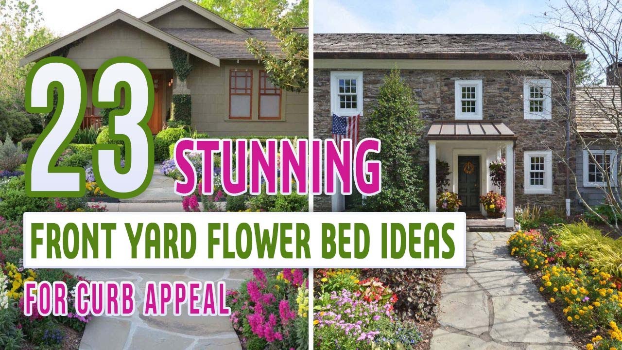 23 Stunning Front Yard Flower Bed Ideas for Curb Appeal