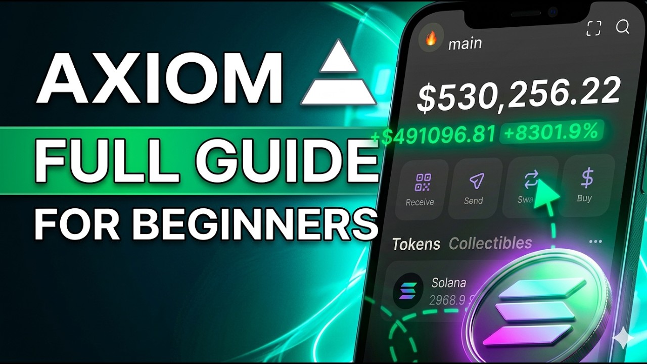 Axiom Pro Tutorial | How to Trade Meme Coins: From 1 SOL to 100 SOL Strategy