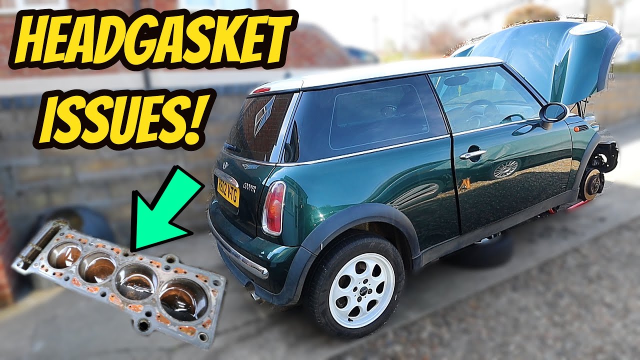 Замена прокладки головки блока цилиндров Mini Cooper!