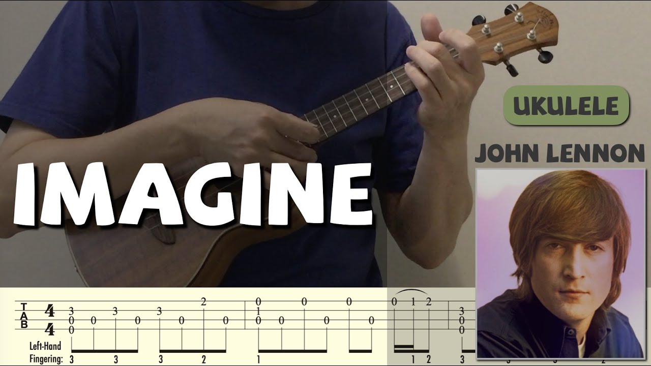 Imagine / John Lennon (Ukulele) [TAB]