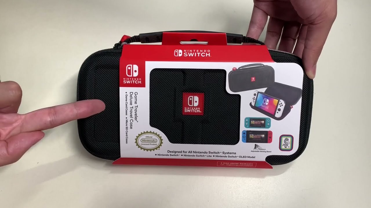 Распаковка дорожного футляра Nintendo Switch Game Traveler Deluxe