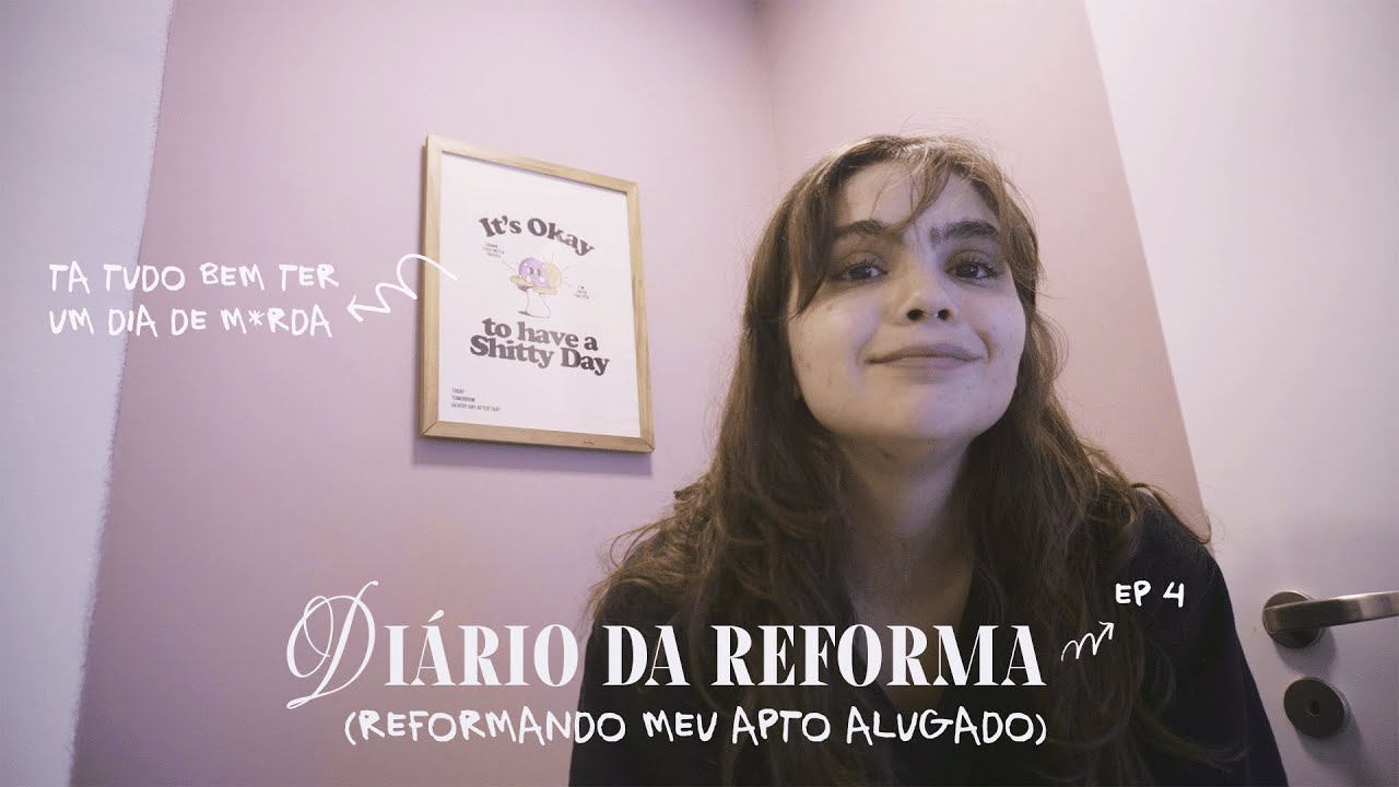 REFORMANDO MEU APARTAMENTO ALUGADO | pintando meu lavabo, papo comigo, com o que eu trabalho? ❤︎