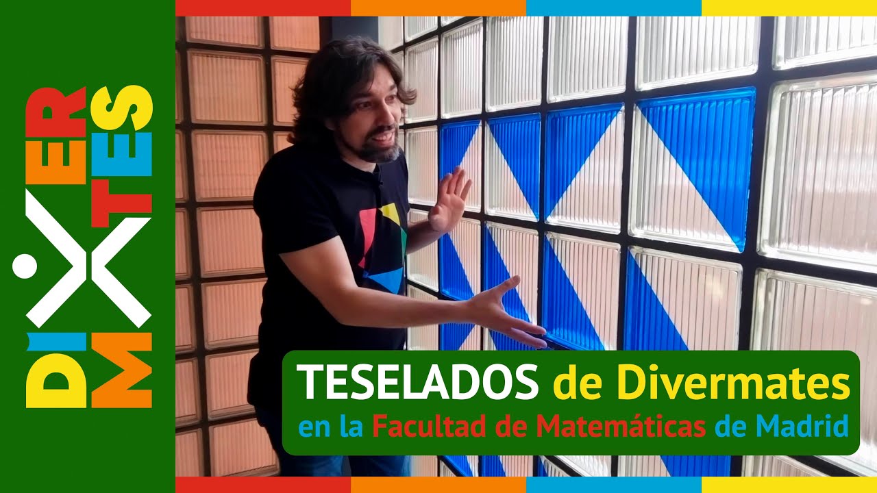 TESELADOS Intervención artística de Divermates en la Facultad de Matemáticas de Madrid