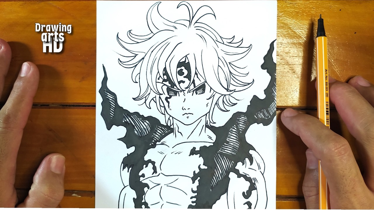 How to draw Meliodas assault mode
