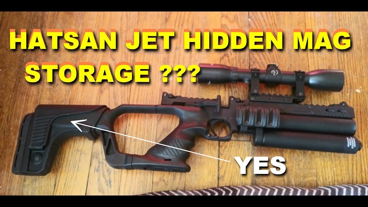 Did you know Hatsan Jet II has a hidden magazine storage ?