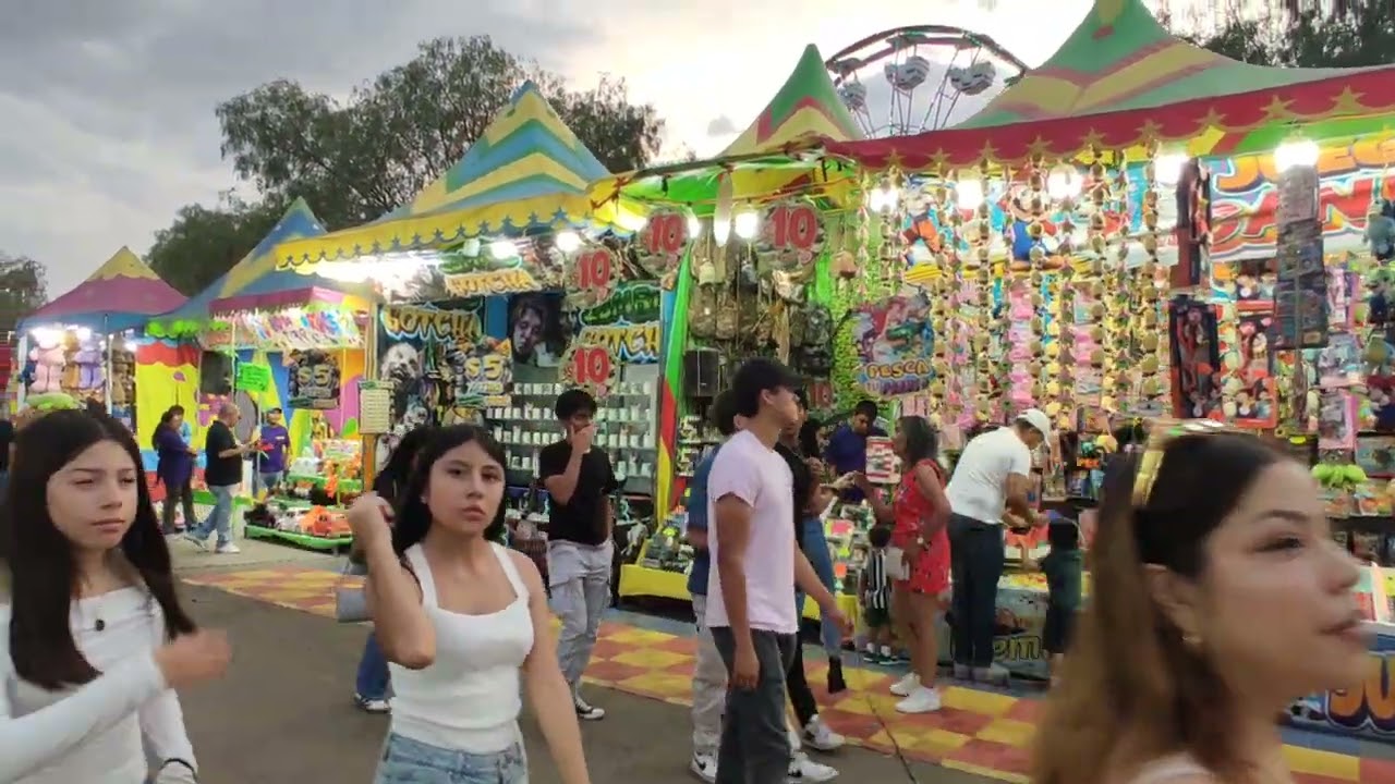Pero te querías subir 😨 Juegos Mecánicos.    Feria Nacional de San Marcos 2025. 🇲🇽