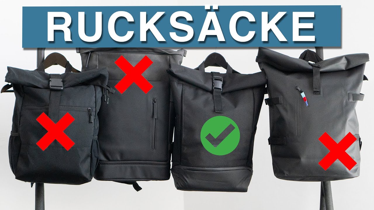 TOP RUCKS&Auml;CKE f&uuml;r M&Auml;NNER ● BACKPACKS f&uuml;r's Office, Uni oder Arbeit