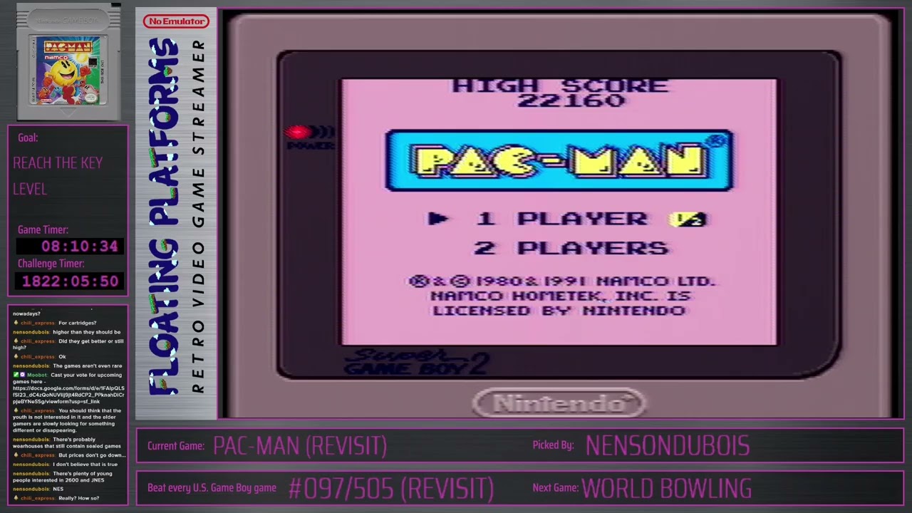 Pac-Man - Beat Every Original Game Boy Game #97/505 (Revisit)