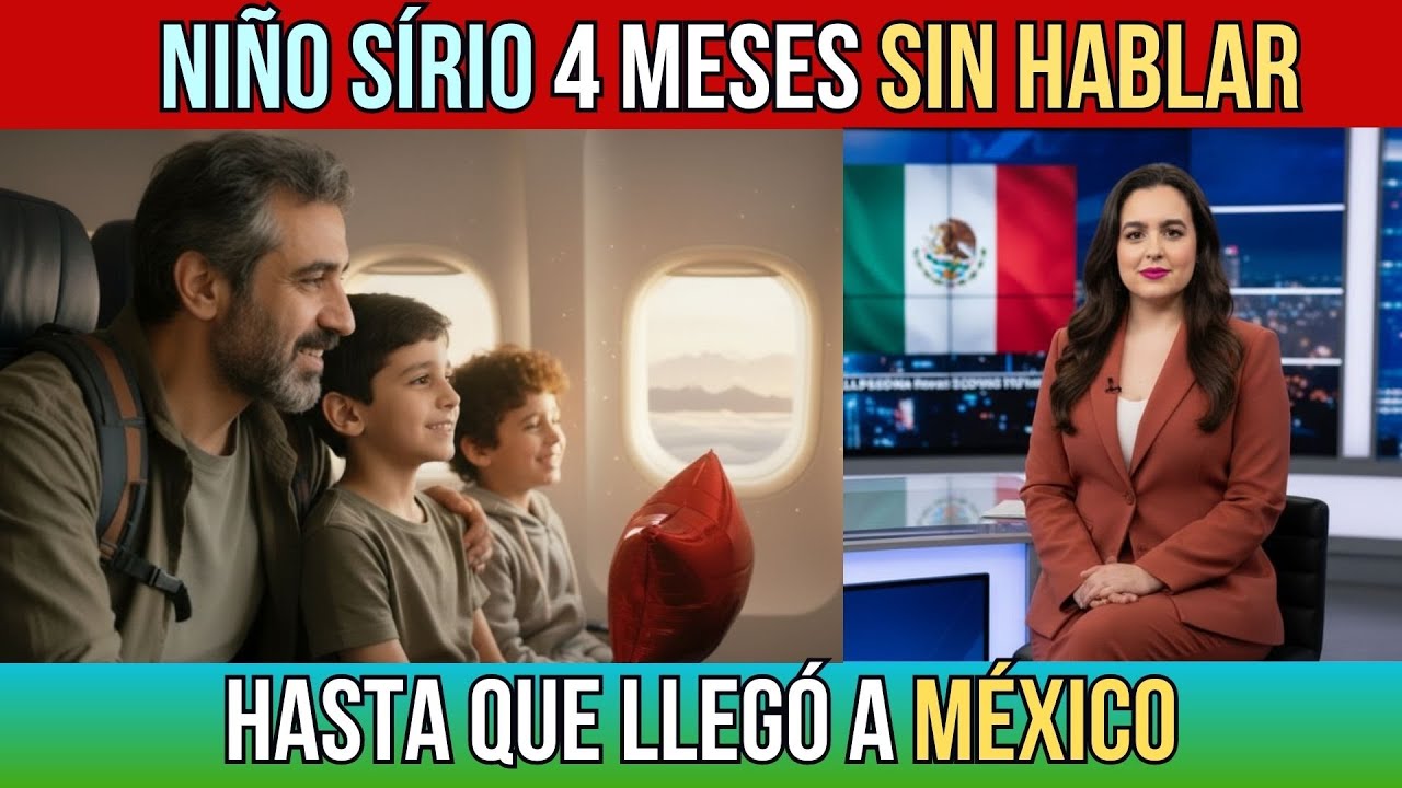 Al llegar a MÉXICO, un padre sirio refugiado vio a sus hijos sonreír por primera vez en meses