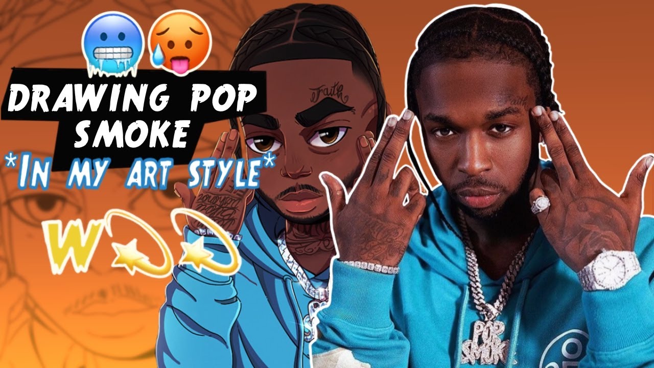 Drawing Pop Smoke *in my art style*