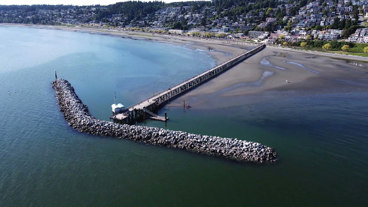 White Rock Pier Aerial Views