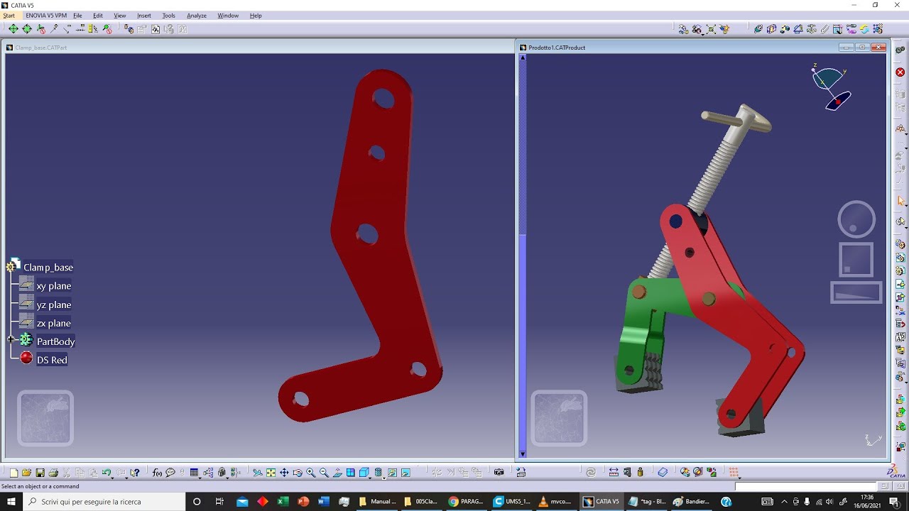 Manual Clamp 005: Clamp Base