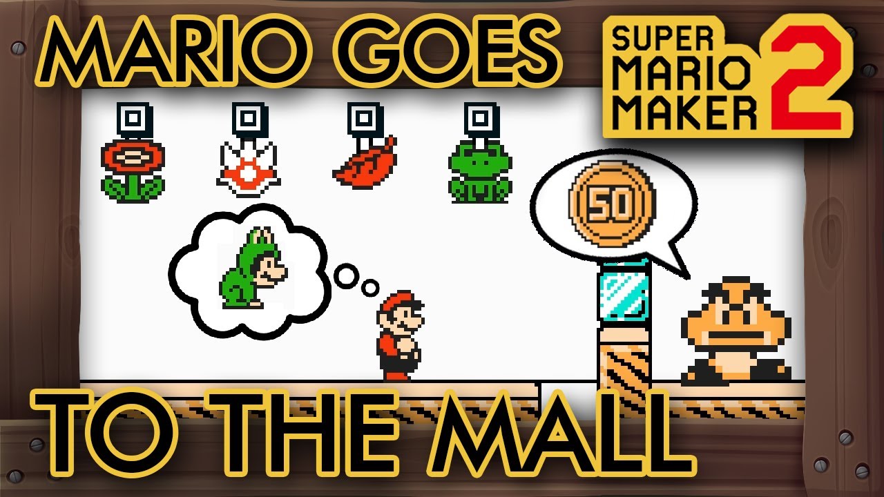 Super Mario Maker 2 - Mario Goes to the Mall
