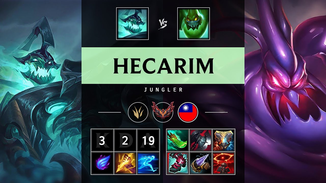 Hecarim Jungle vs Zac - TW Grandmaster Patch 25.13