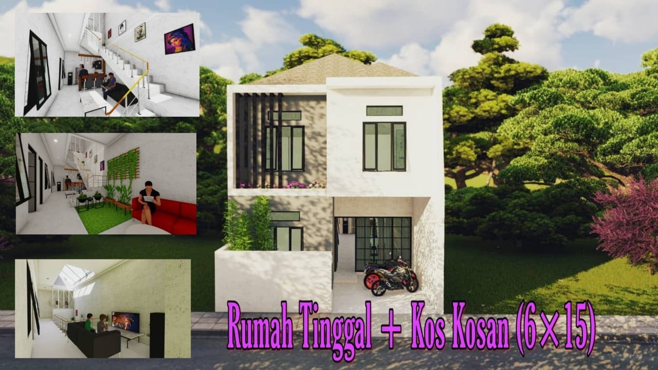 Rumah Tinggal + Kos Kosan, Lahan (6x15m)