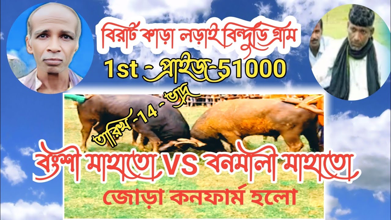 বিন্দুডি কাড়া লড়াই// বংশীধর মাহাতো vs বনমালী মাহাতো