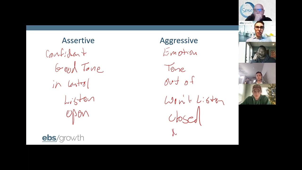 Sales Essentials   Session 6   Assertive not Aggressive v 12 8 21