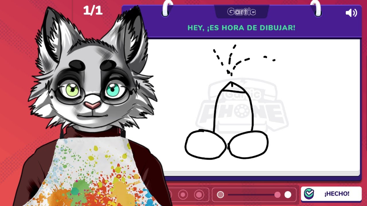 🔴 JUGAR GARTIC PHONE CON VTUBERS FU&Eacute; UN ERROR