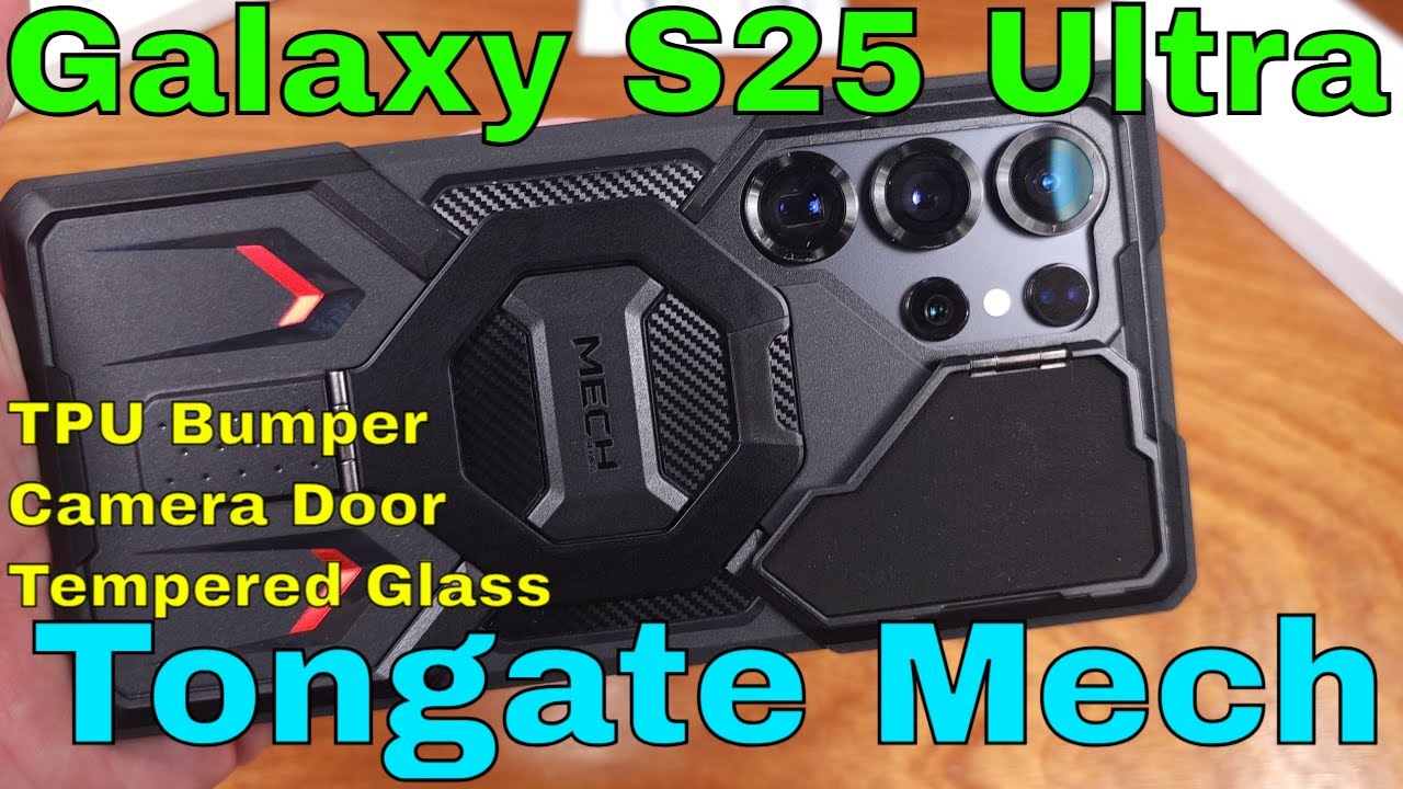 Galaxy S25 Ultra против чехла Tongate Mech! Отличное соотношение цены и качества