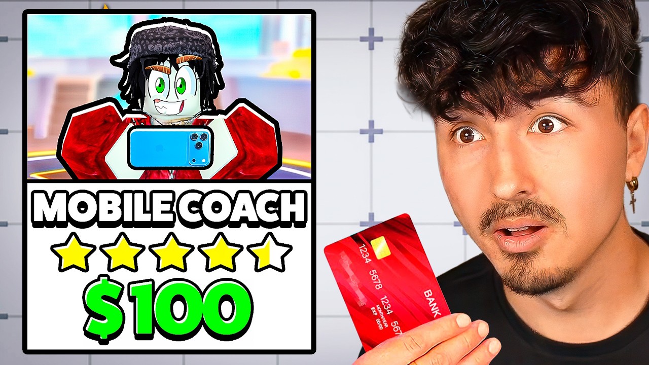 I hired THE #1 MOBILE PLAYER to coach me in Roblox Rivals!