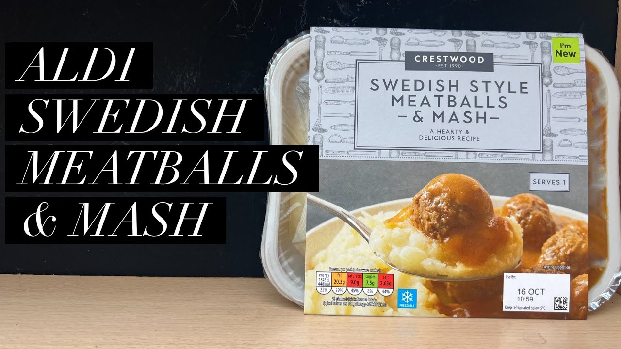 Aldi Swedish Style Meatballs & Mash Review , Aldi Food Review