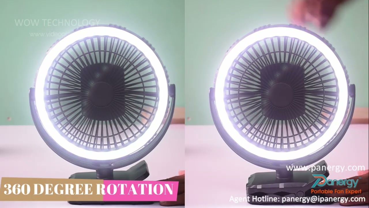 Panergy 10000mAh Camping Fan with LED Light Review