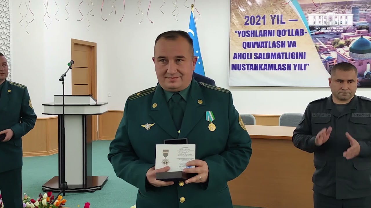 XIVA SHAHRIDA ICHKI ISHLAR HODIMLARI TAQDIRLANDI