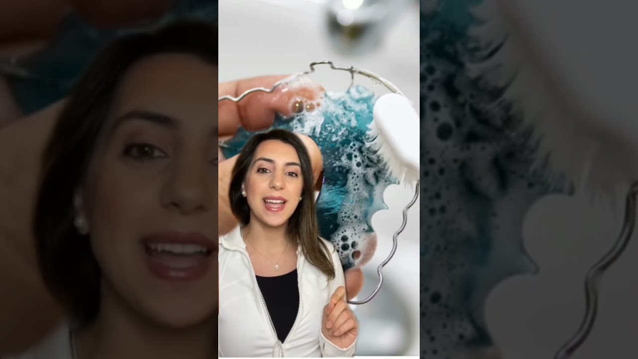 How to clean your retainer! 🧼 #dentist #braces #teethwhitening #smilemakeover #retainers