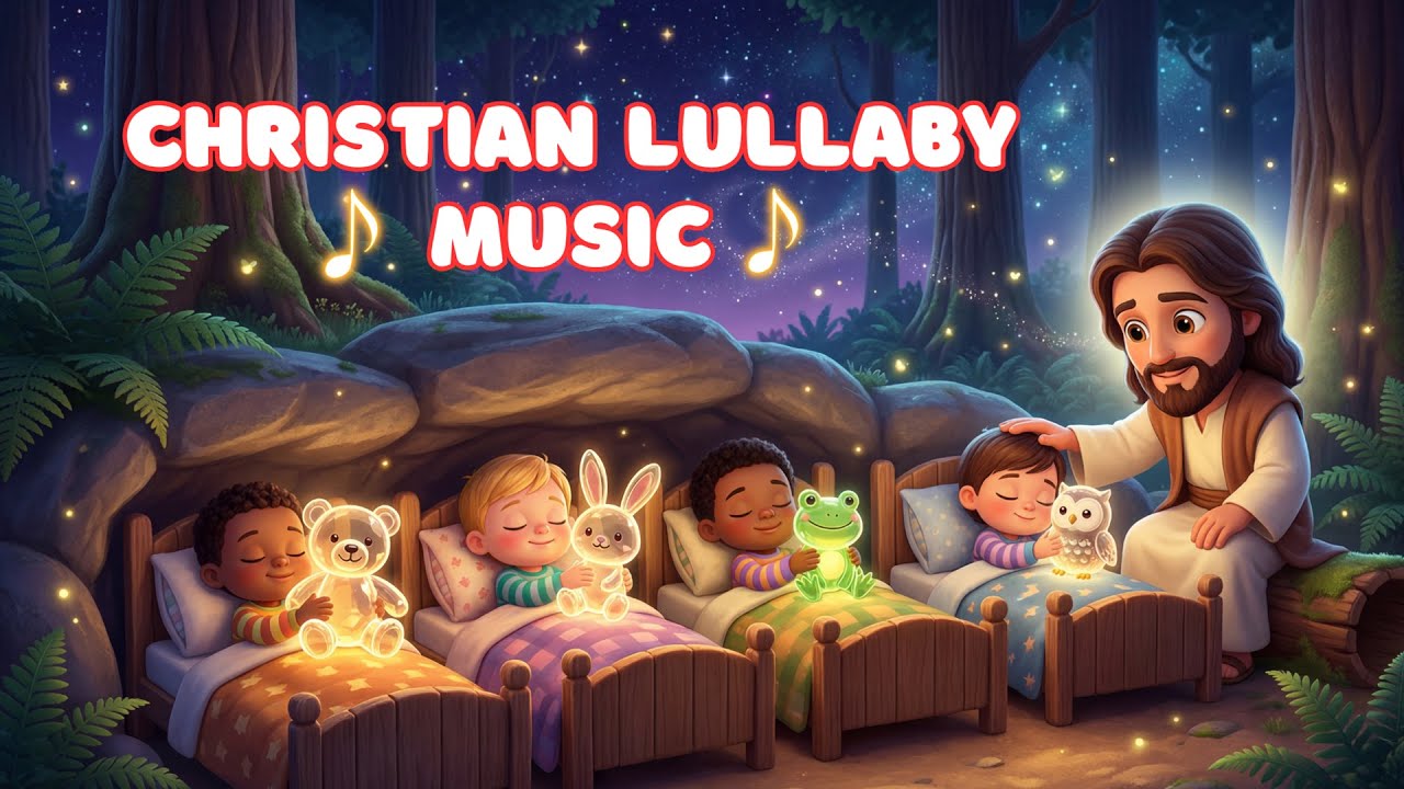 Jesus, Bless My Family 🙏 Soft & Peaceful Christian Sleep Music for Children | Angel Sleep Melodies