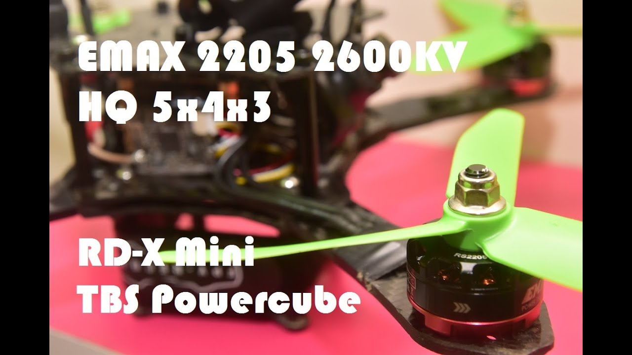 Emax 2205 2600kv - Tuning session