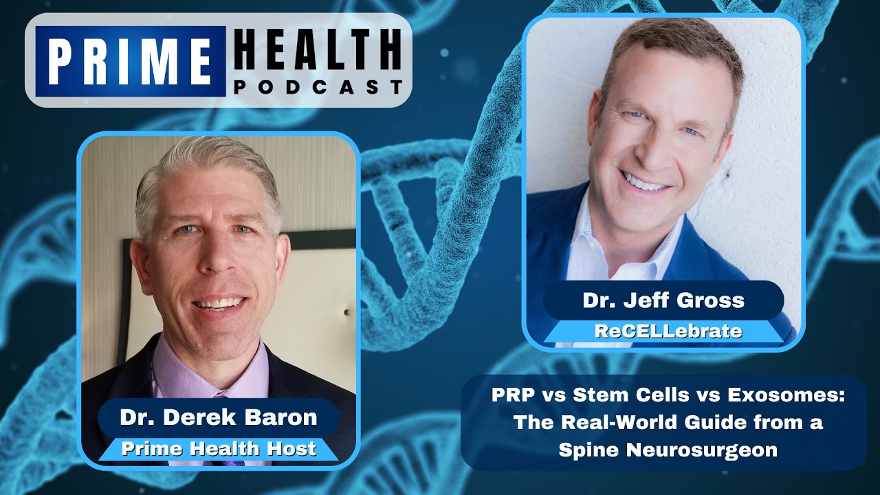 PRP vs Stem Cells vs Exosomes: The Real-World Guide from a Spine Neurosurgeon - Talk with Dr. Jeff