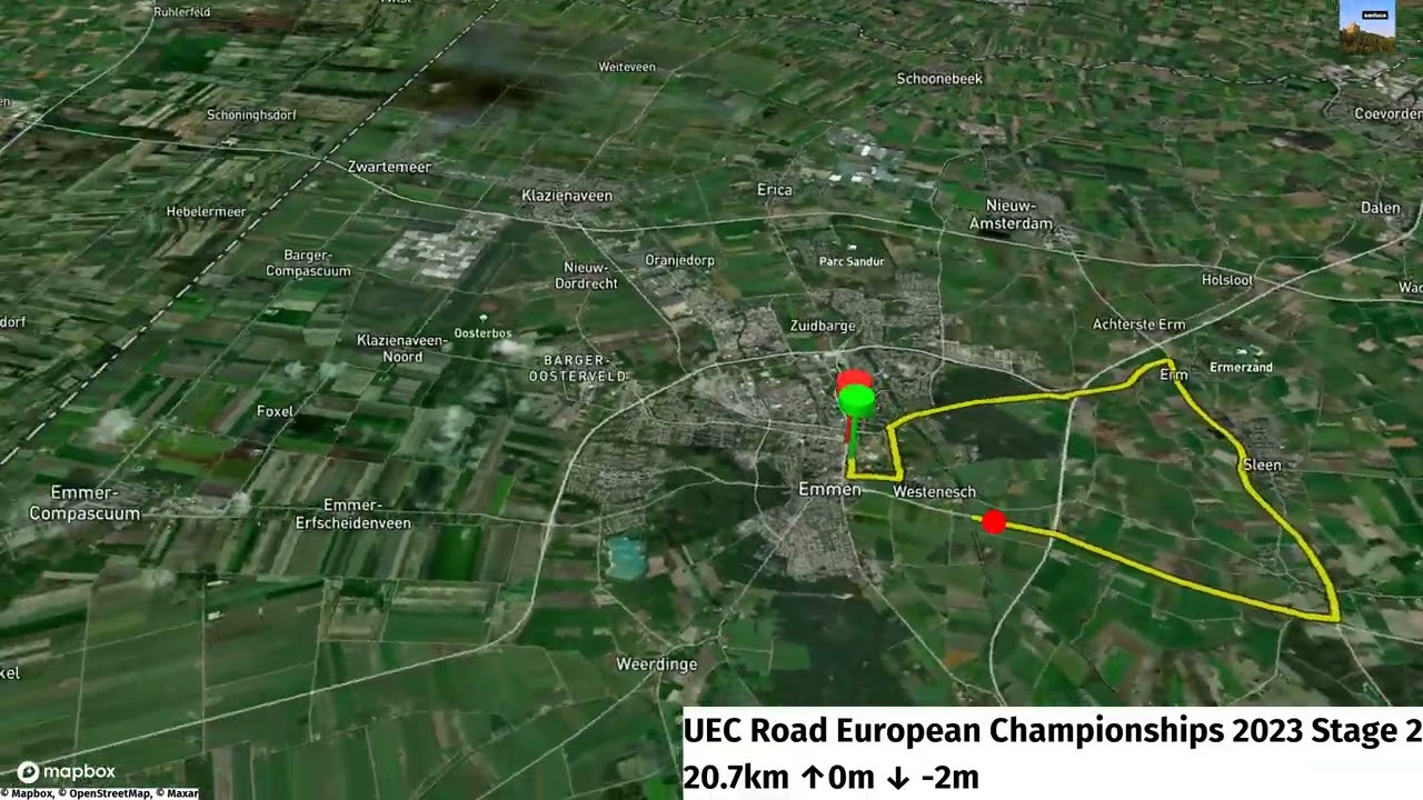 UEC Road European Championships 2023 Stage 2 -  : Wildlands Adventure Zoo to Emmen (September 20, 2