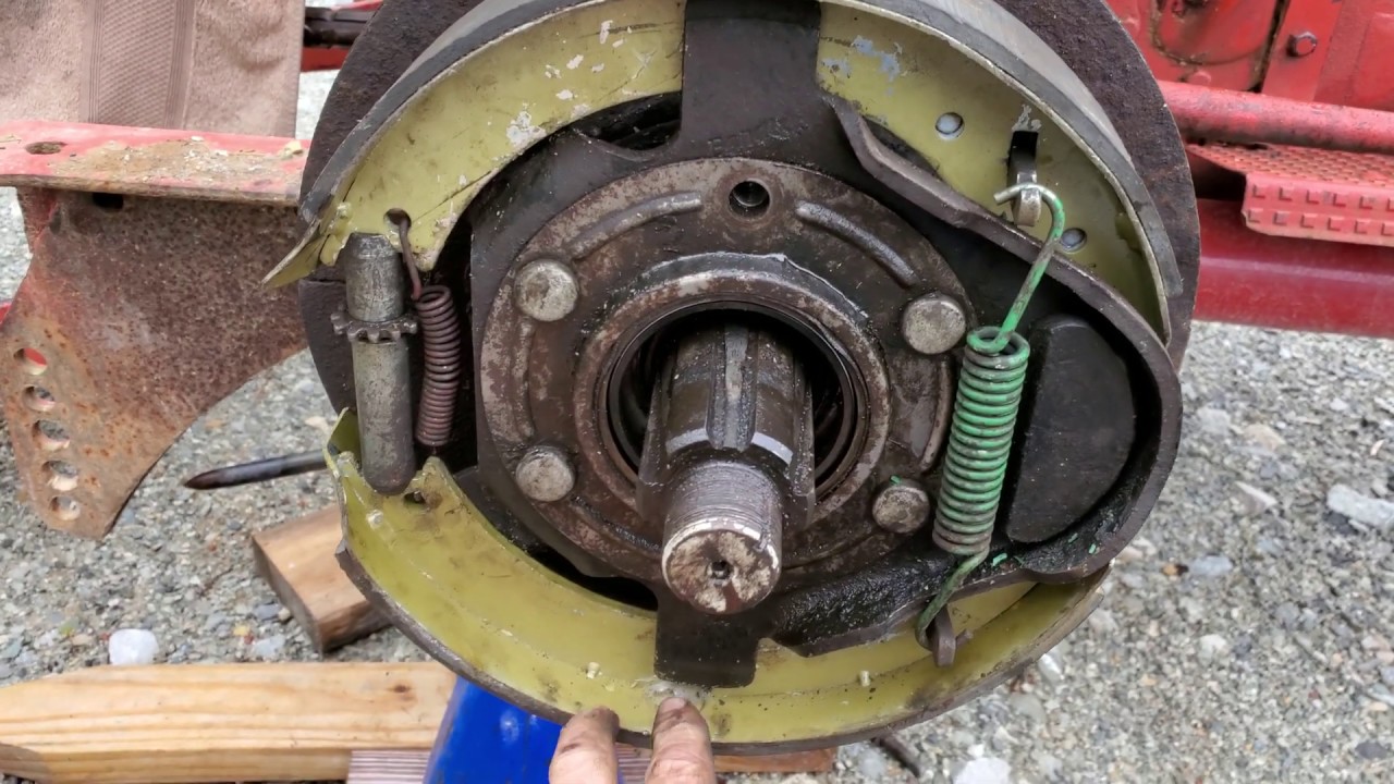 Installing brakes 8n Ford tractor