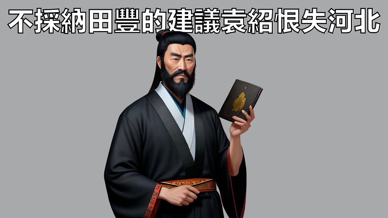 不採納田豐的建議袁紹恨失河北