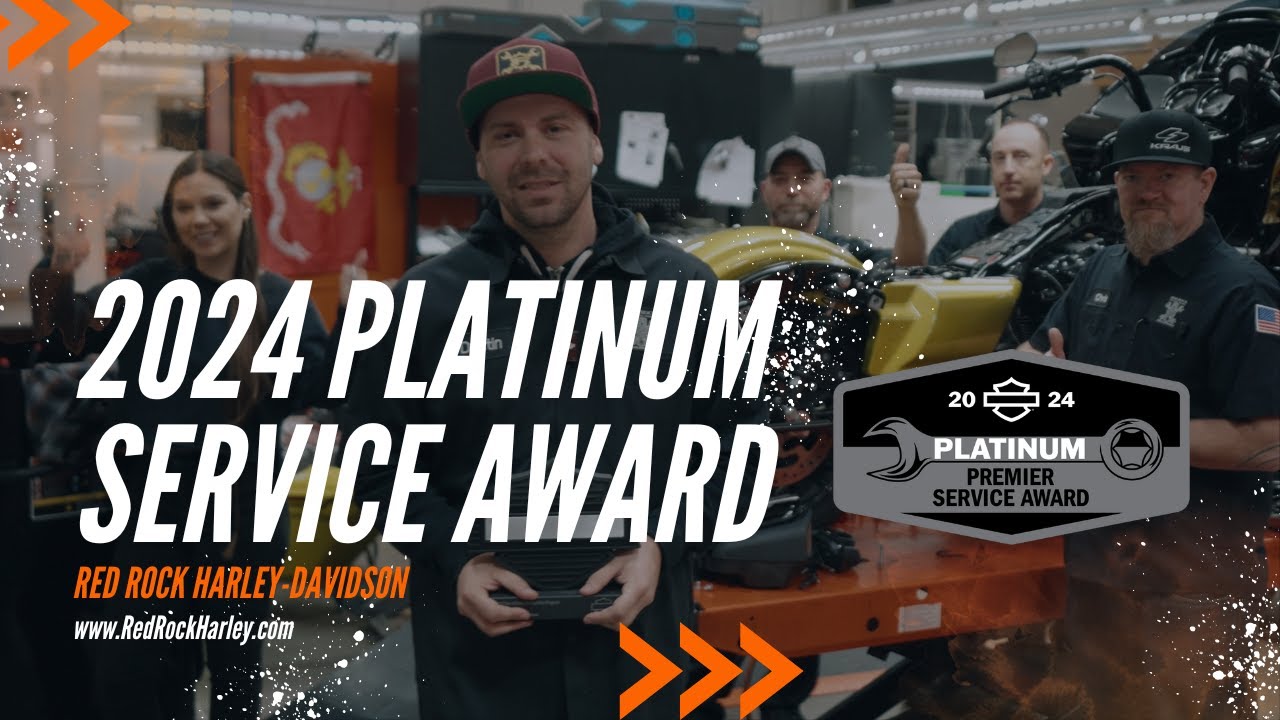 Red Rock Harleys Platinum Service Award