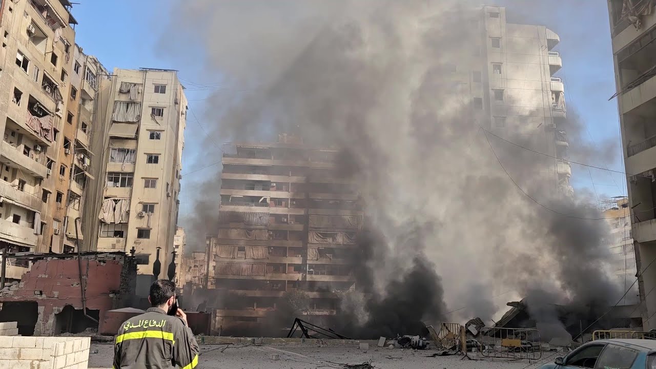 Smoke billows at sites of overnight Israeli strikes on Beirut | AFP