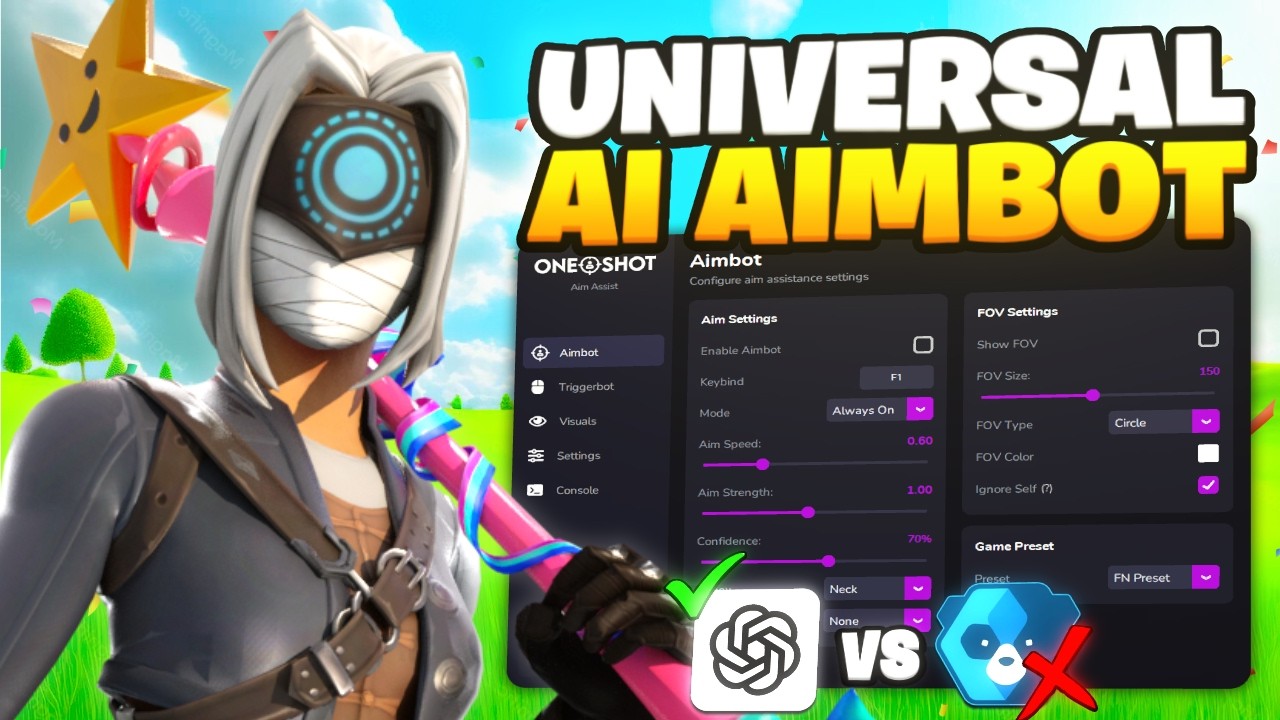 Using the *NEW* BEST AI Aimbot in Fortnite.. THIS HAPPENED?!