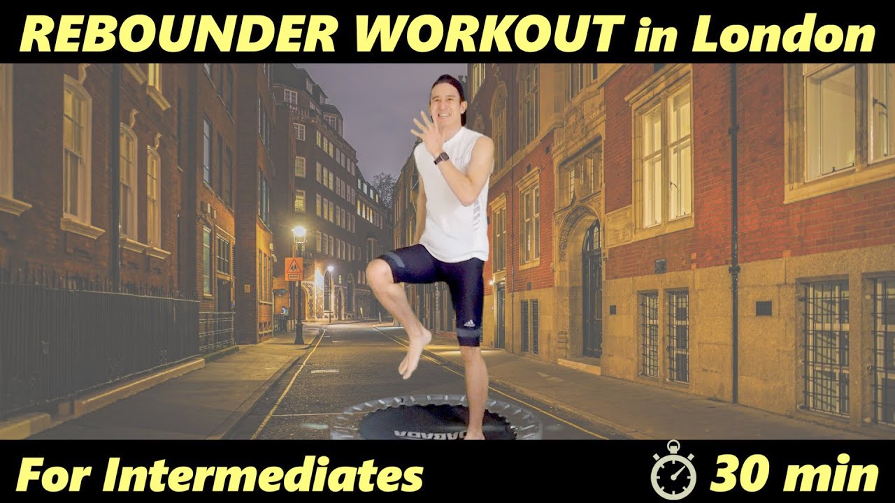 【30~40 min Rebounder WORKOUT#2】For Intermediates｜Mini Trampoline Fitness For Weight Loss