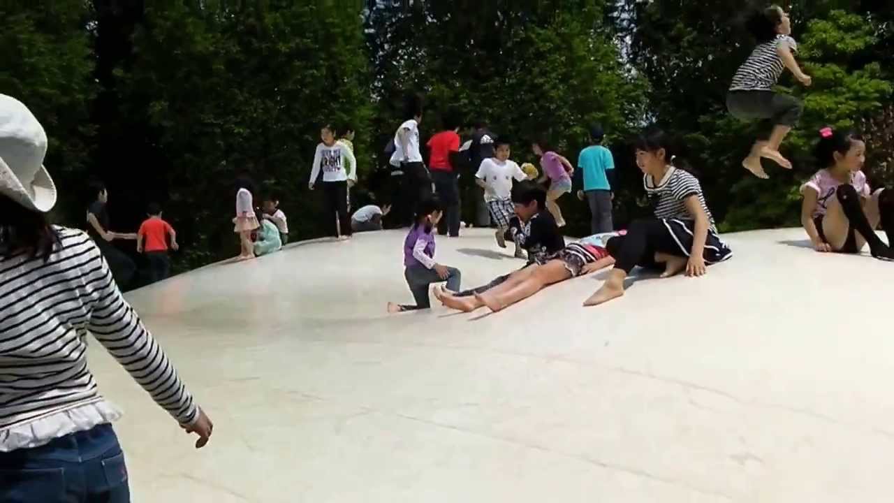 昭和記念公園3　雲の海（フワフワドーム）　（2013/5/3）
